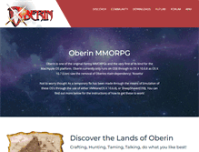 Tablet Screenshot of oberin.com
